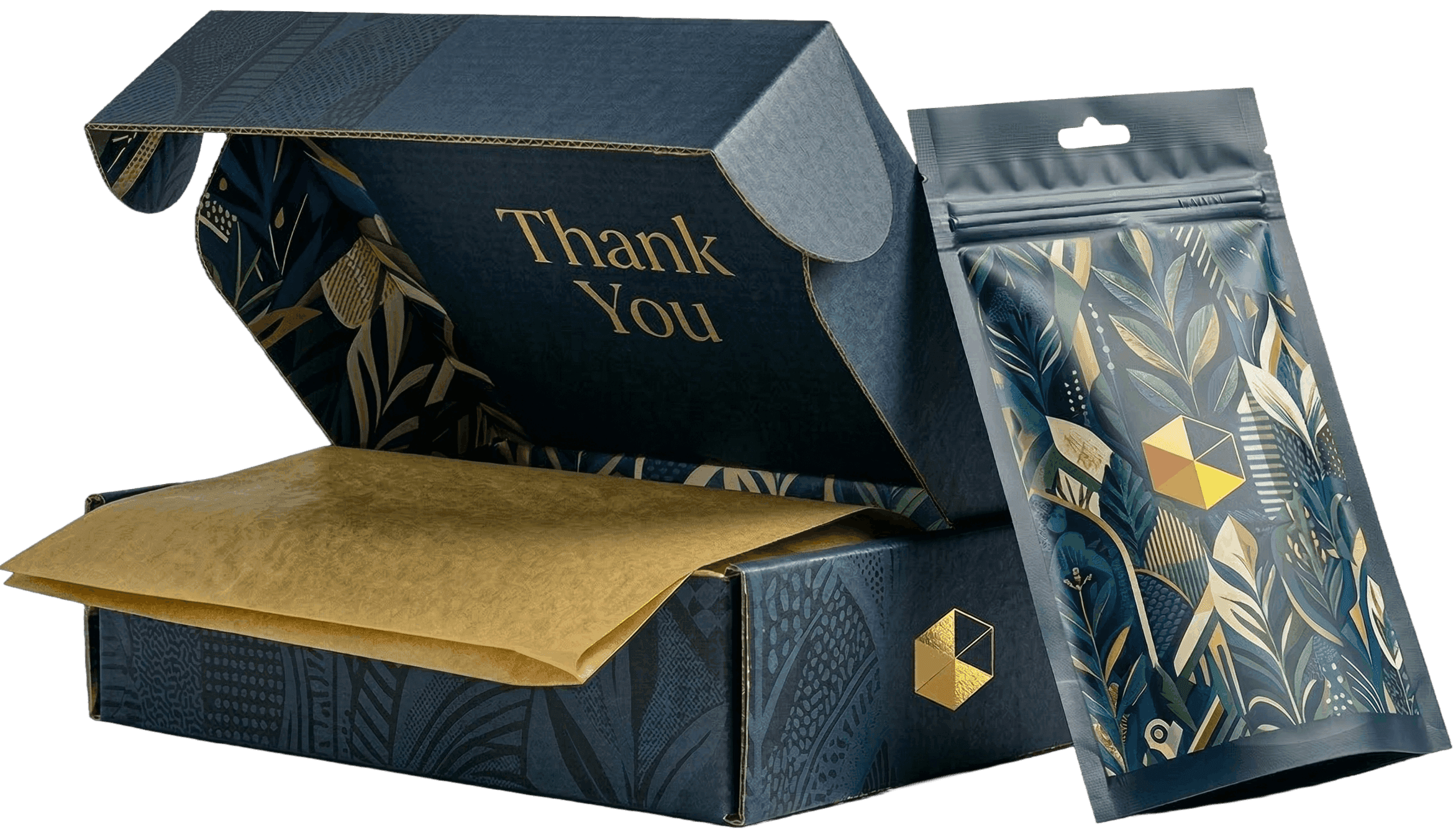 Custom printed box packaging